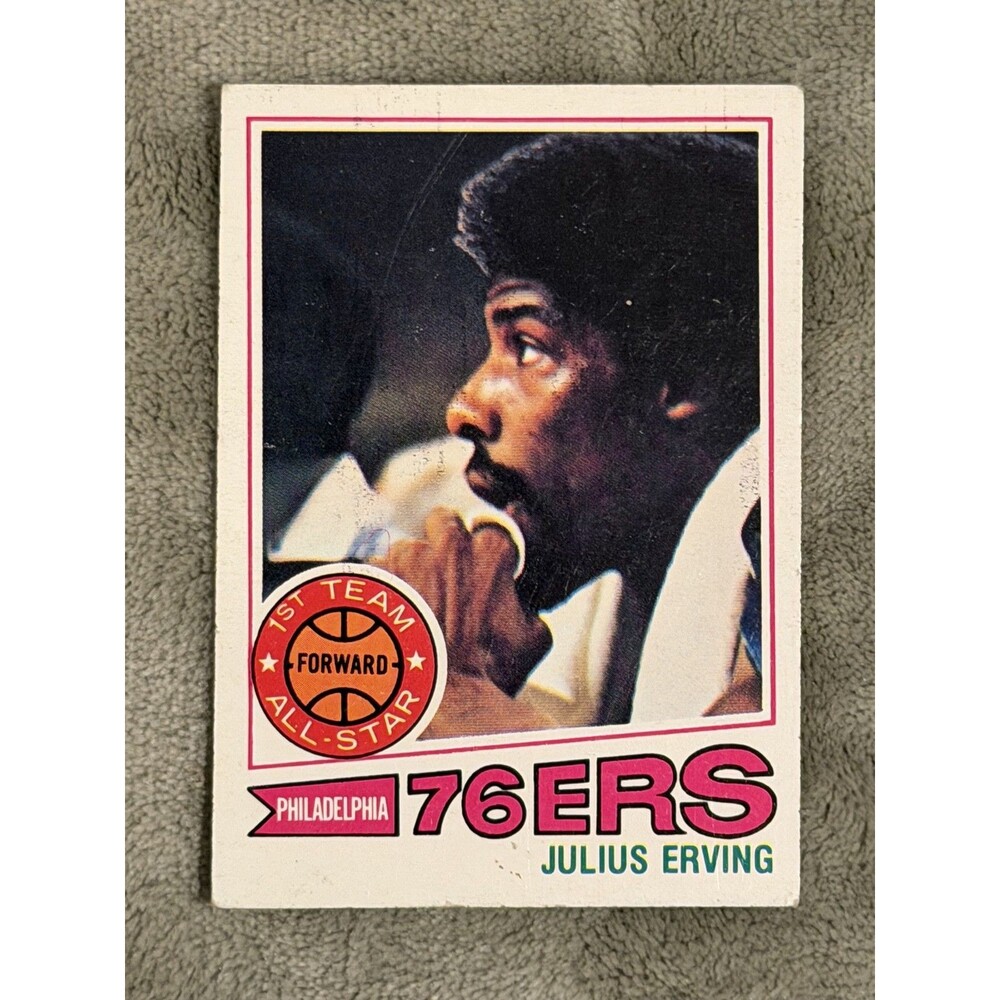 1977-78 Topps - Julius Erving #100 White Back